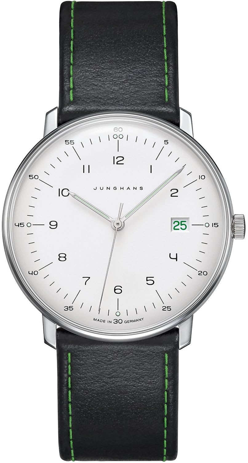 日本製 ユンハンス Junghans 腕時計 マックスビル Max Bill Edition 18 クオーツ ホワイトダイアル ブラックレザー メンズ 並行輸入品 B07d9bm25n Seminario Ekosbrasil Org