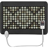 UTK Far Infrared Heating Pad, 5X Pain Relief for Back Waist Abdomen, Gift for Women Men, FSA-HSA Eligible Weighted Mat with Magnets Stone, Jade & Tourmaline, Hotter to 159℉, 4H Auto-Off, 21'' x 31''