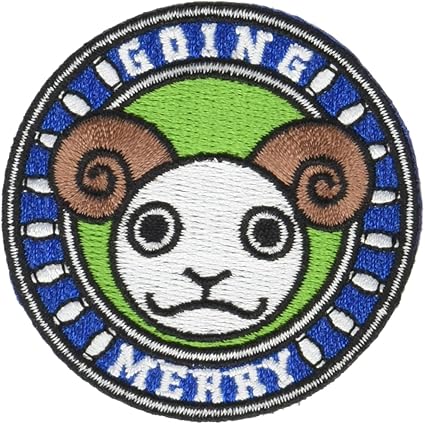 Amazon Com One Piece El Going Merry Simbolo Parche Toys Games