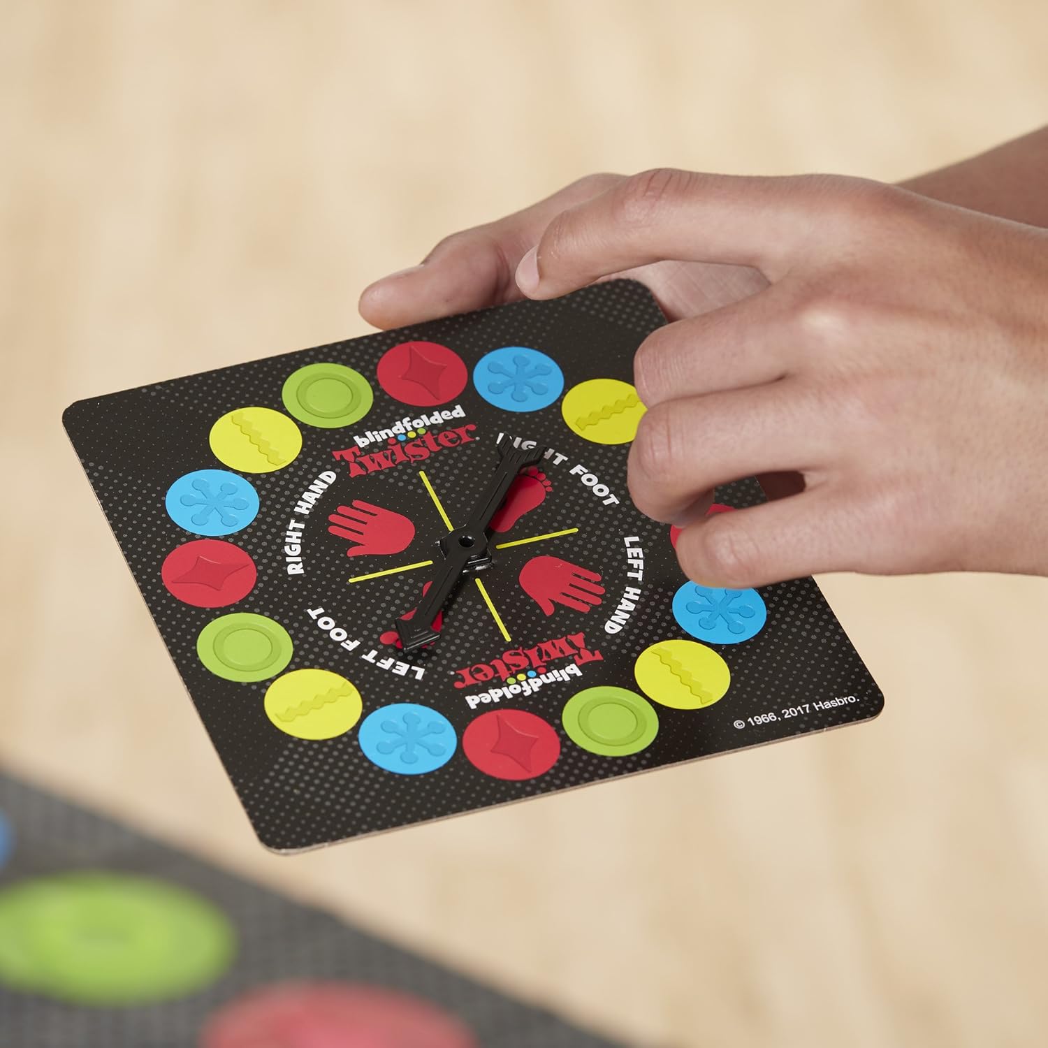juego twister a ciegas