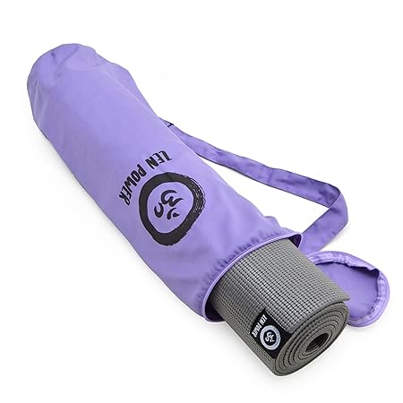 Zen Power Yoga-Matte mit Tasche, 180 x 60cm - super Rutschfest, leicht, Schadstofffrei - für Yoga, Pilates, Turnen, Stretchin