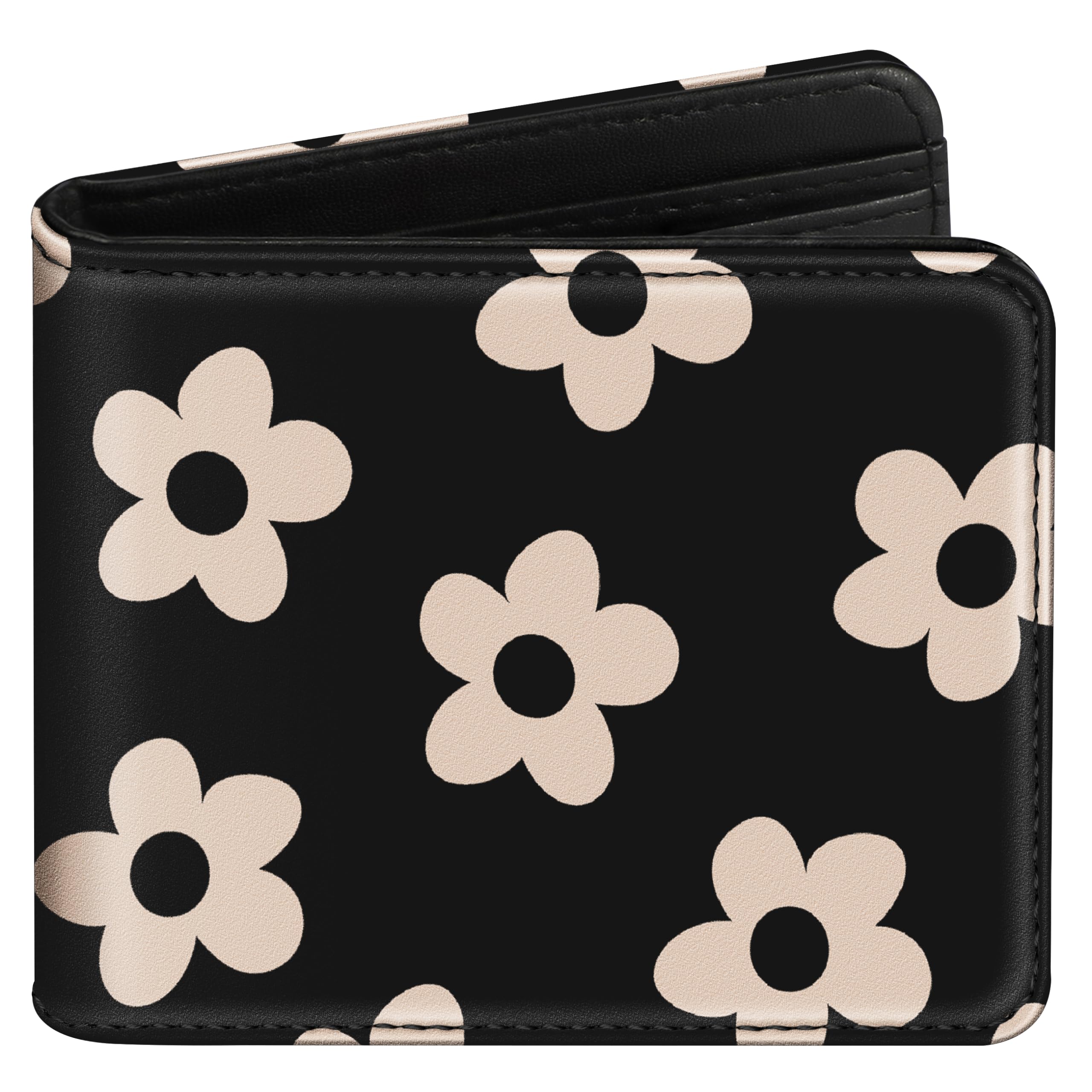 Funermei Cute Wallet for Women Girls Flower Bifold