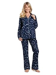 Noble Mount Women's Cotton Flannel Pajama Set