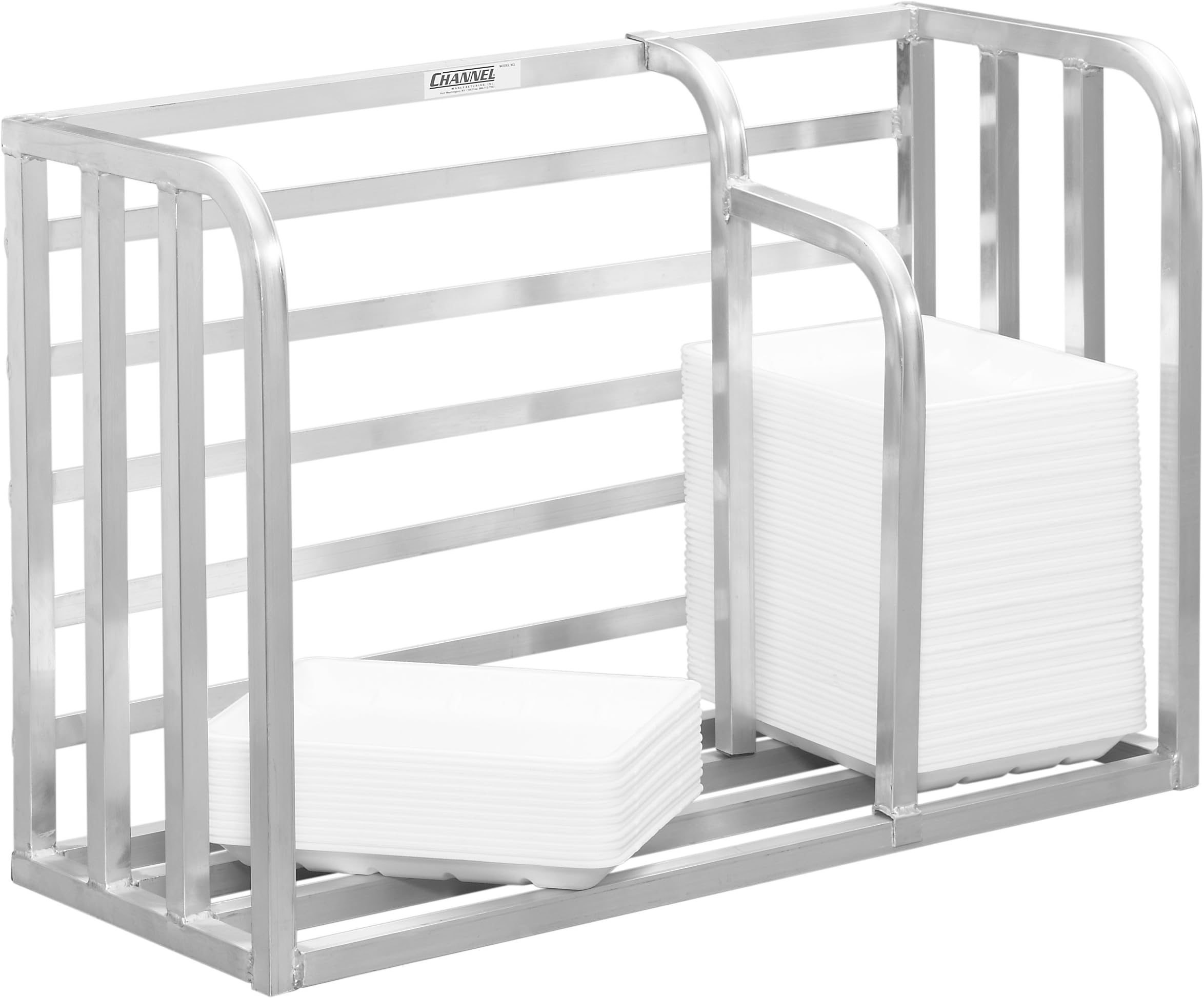 Channel Manufacturing BWA72 72" x 15" Slotted Aluminum Boat Rack