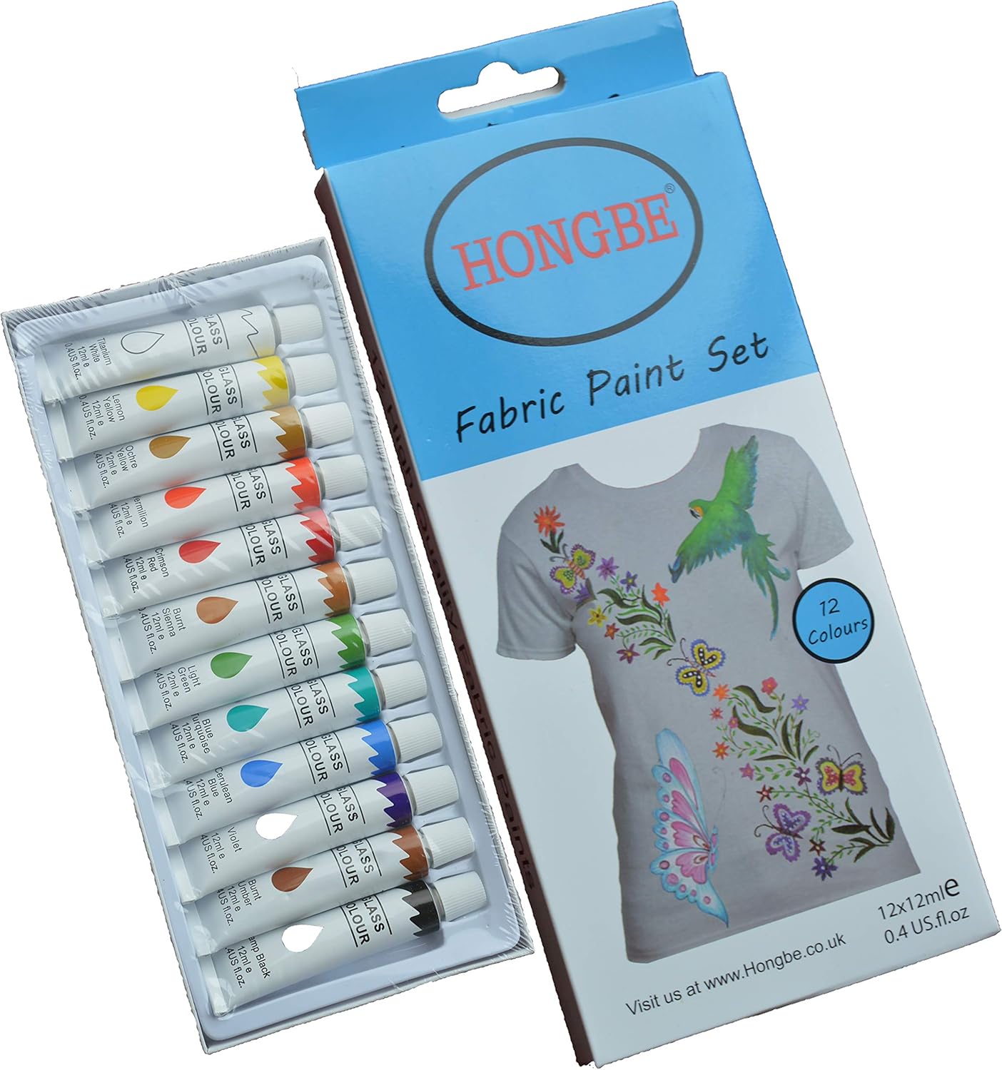 TEXTILE PAINTS 12 TUBES Amazon.co.uk Toys & Games