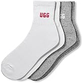 UGG Women's Quinlin Logo Quarter 2 Pack Socks