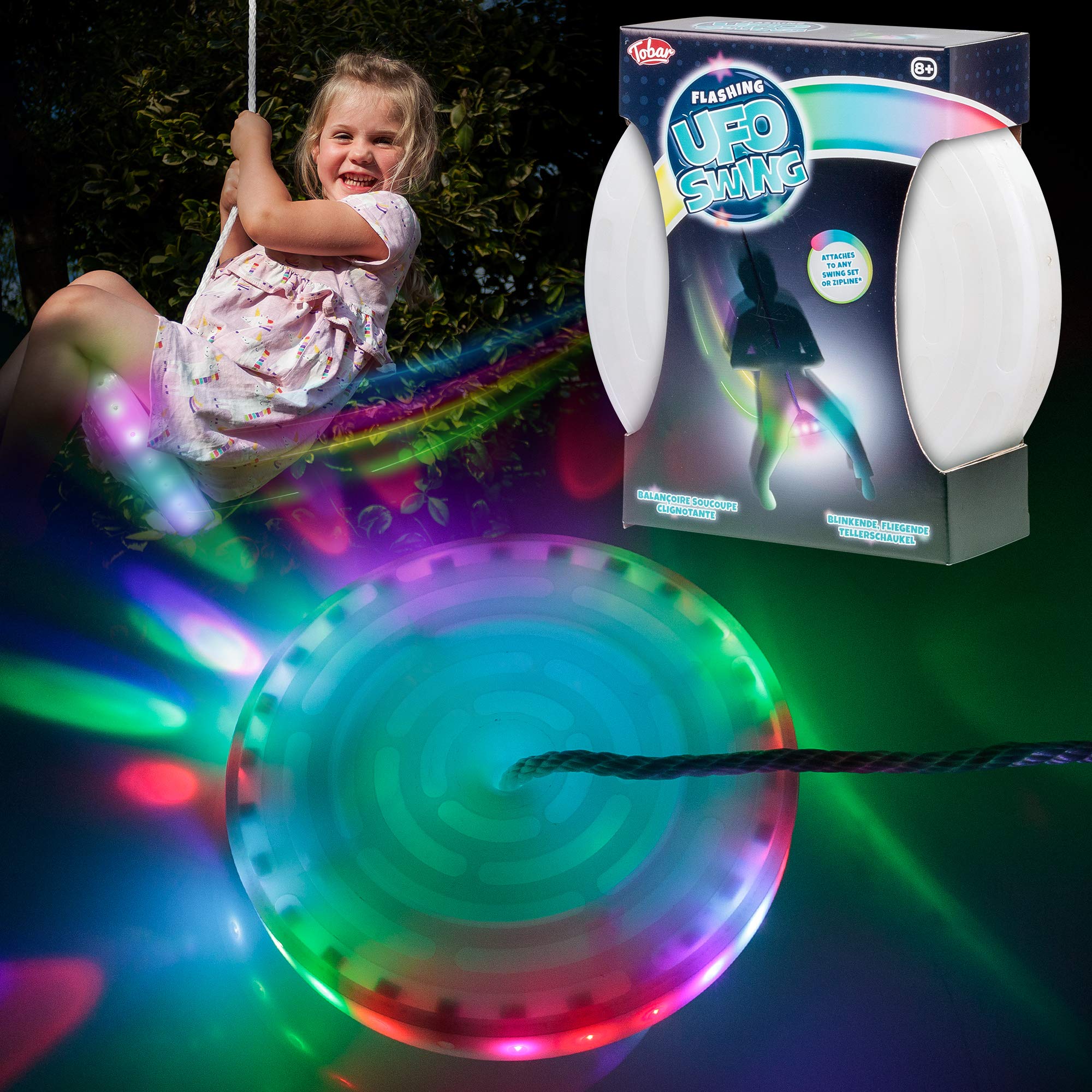 Tobar Flashing UFO Swing Seat