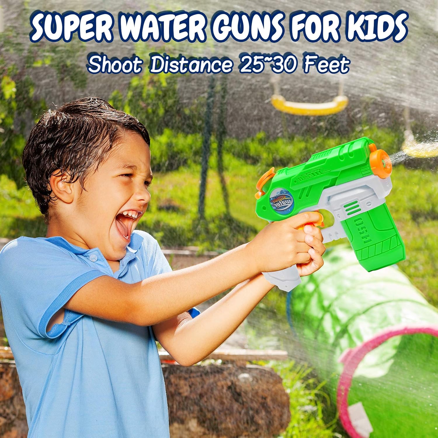 Water Guns for Kids 6 Pack Squirt Guns Water Soaker Blaster 220CC Capacity 15-20 Feet Shooting Range Water Gun for Boys Girls Toddlers Swimming Pool Beach Toys Water Fighting Toys: Toys & Games