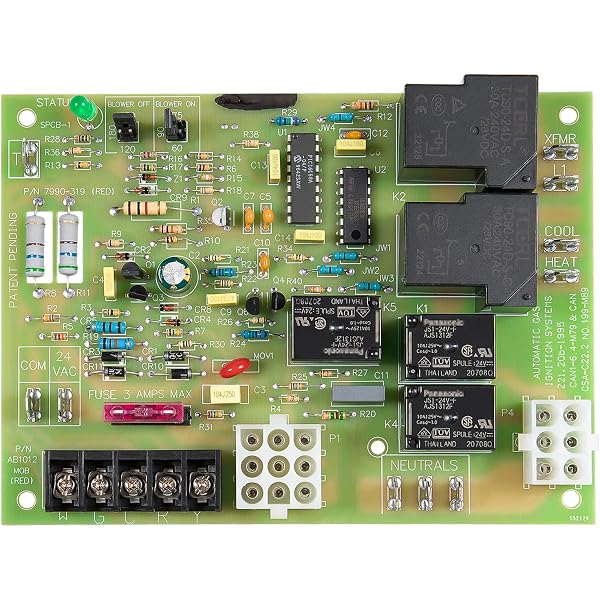 Amazon.com: S1-7990-319P Furnace Control Circuit Board Replacement for  Coleman Evcon York Luxaire OEM 7990-319P ICM2801 031-01910-000  031-01932-002 : Tools u0026 Home Improvement