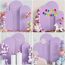 Wokceer Wedding Arch Cover Set of 3 Spandex Fitted