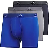 adidas Men's Stretch Cotton Boxer Brief Underwear (3-Pack) -2020
