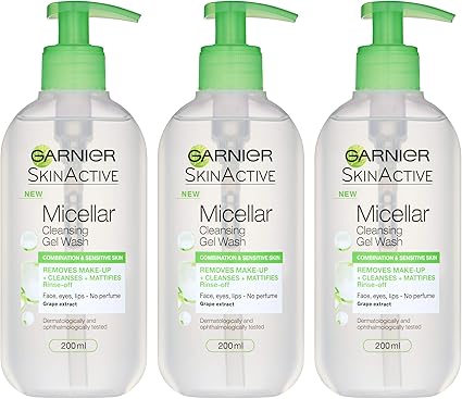 micellar cleansing gel wash garnier