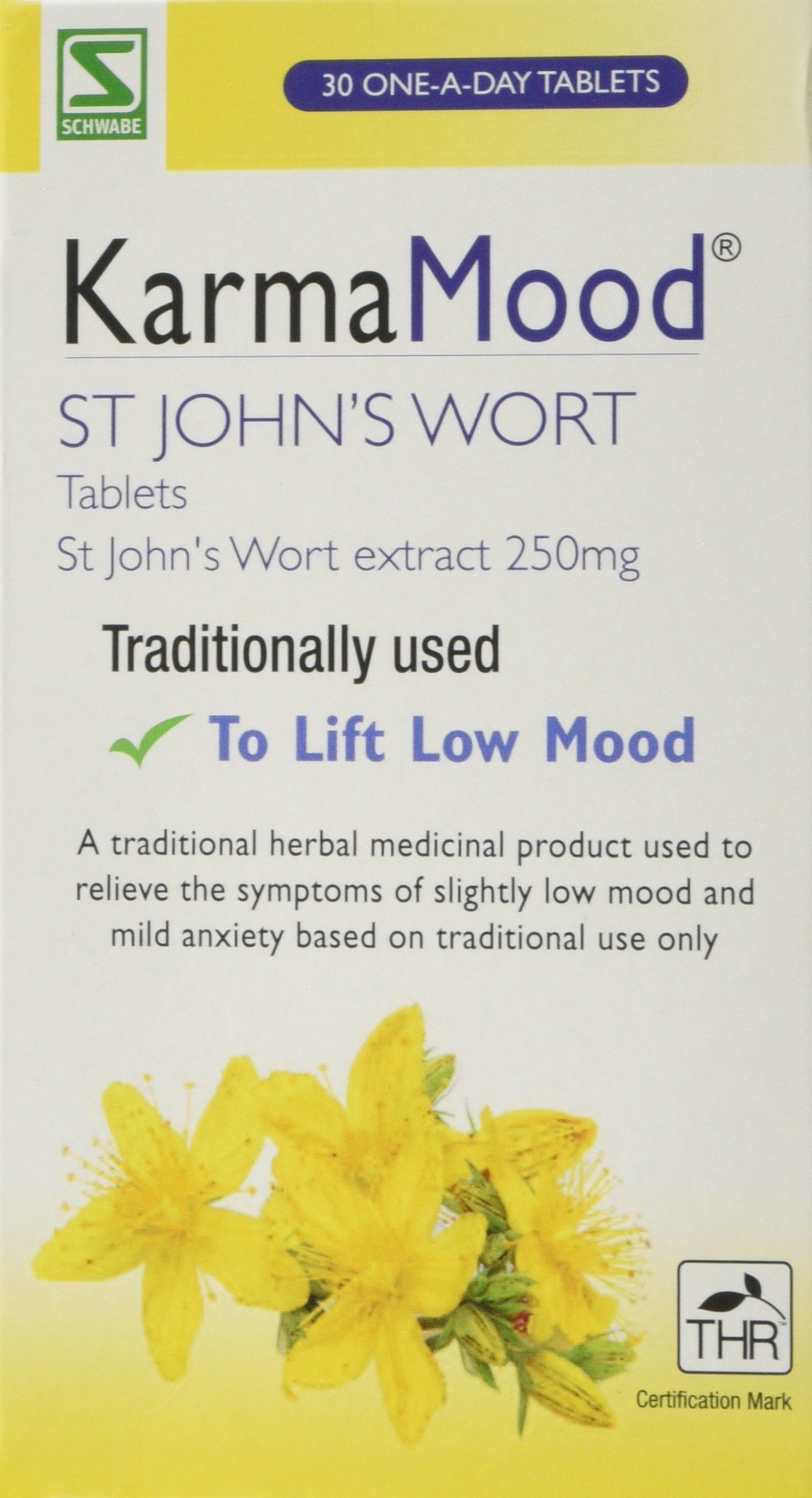 Schwabe Pharma KarmaMood St John's Wort Extract 250mg Tablets Pack of