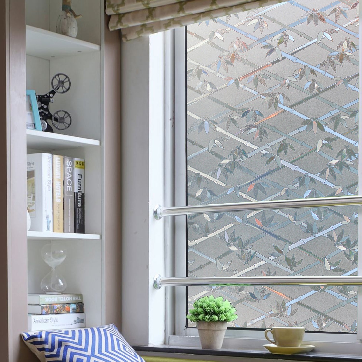 Pegatinas decorativas de ventana Qualsen Película para Ventana