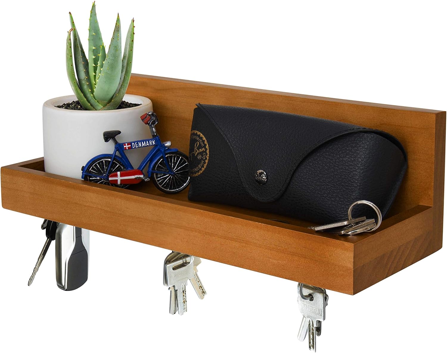 Key Shelf with Ledge, Key Holder, Entryway Mail