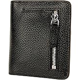 AINIMOER Small Leather Wallet for Women, Ladies Credit Card Holder RFID Blocking Women's Mini Bifold Pocket Purse