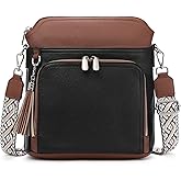 FALAN MULE Trendy Crossbody Bags for Women Soft Shoulder Leather Hobo Purses Handbags With Tassel