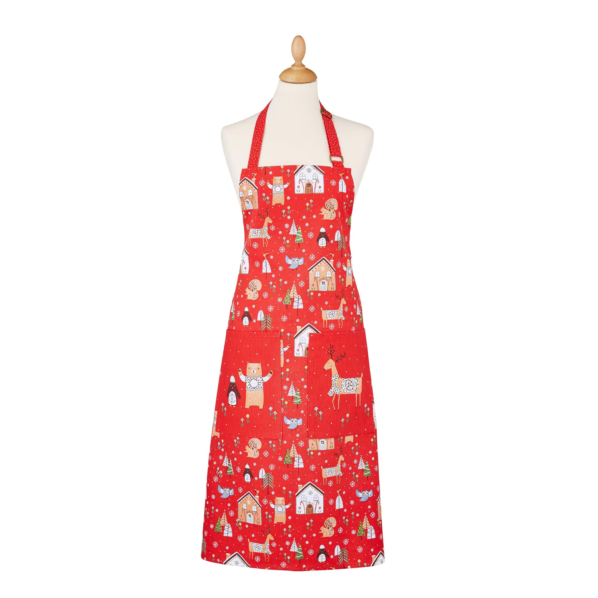 Ulster Weavers Festive Friends Cotton Apron, Multicolor