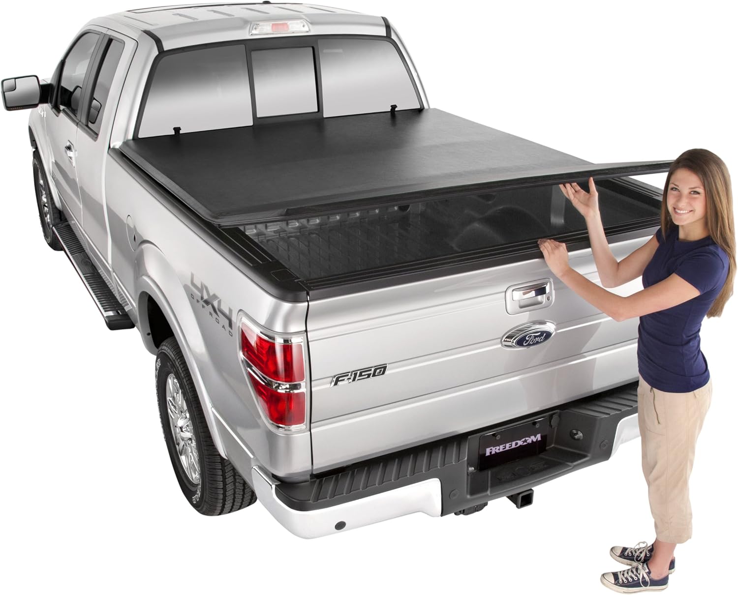 Amazon Com Freedom 52825 Tri Fold Truck Bed Cover Automotive