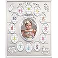 Lawrence Frames 830080 Silver Plated My First Year Picture Frame