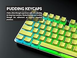 Ranked Pudding PBT Keycaps | 112 Double Shot