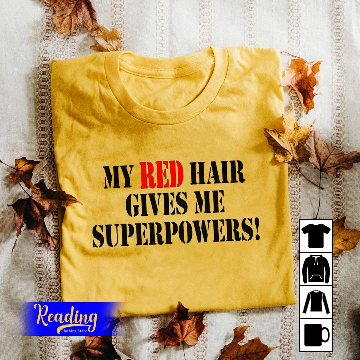 My Red Hair Gives Me Superpowers T-shirt, , , Tank Top