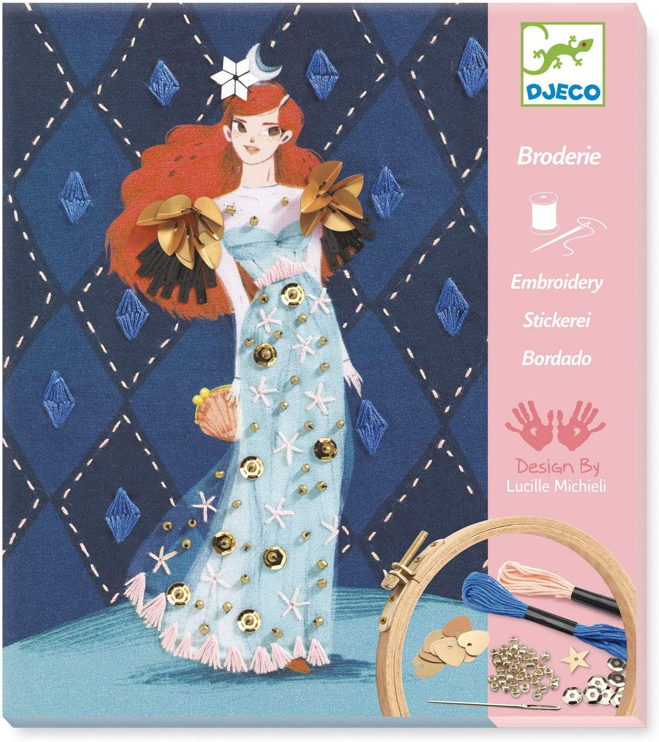 DJECO Fashion Cocktail Embroidery Sewing Workshop