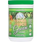 NaturesPlus Ultra Juice Green Drink - 0.66 lb - Supports Immune Health, Digestion & Energy Production - Organic, Non-GMO, Vegan, Gluten Free - 30 Servings