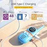 Inspireyes Rechargeable Walkie Talkies 3-Pack Kids Long Range 48hr Battery view 3