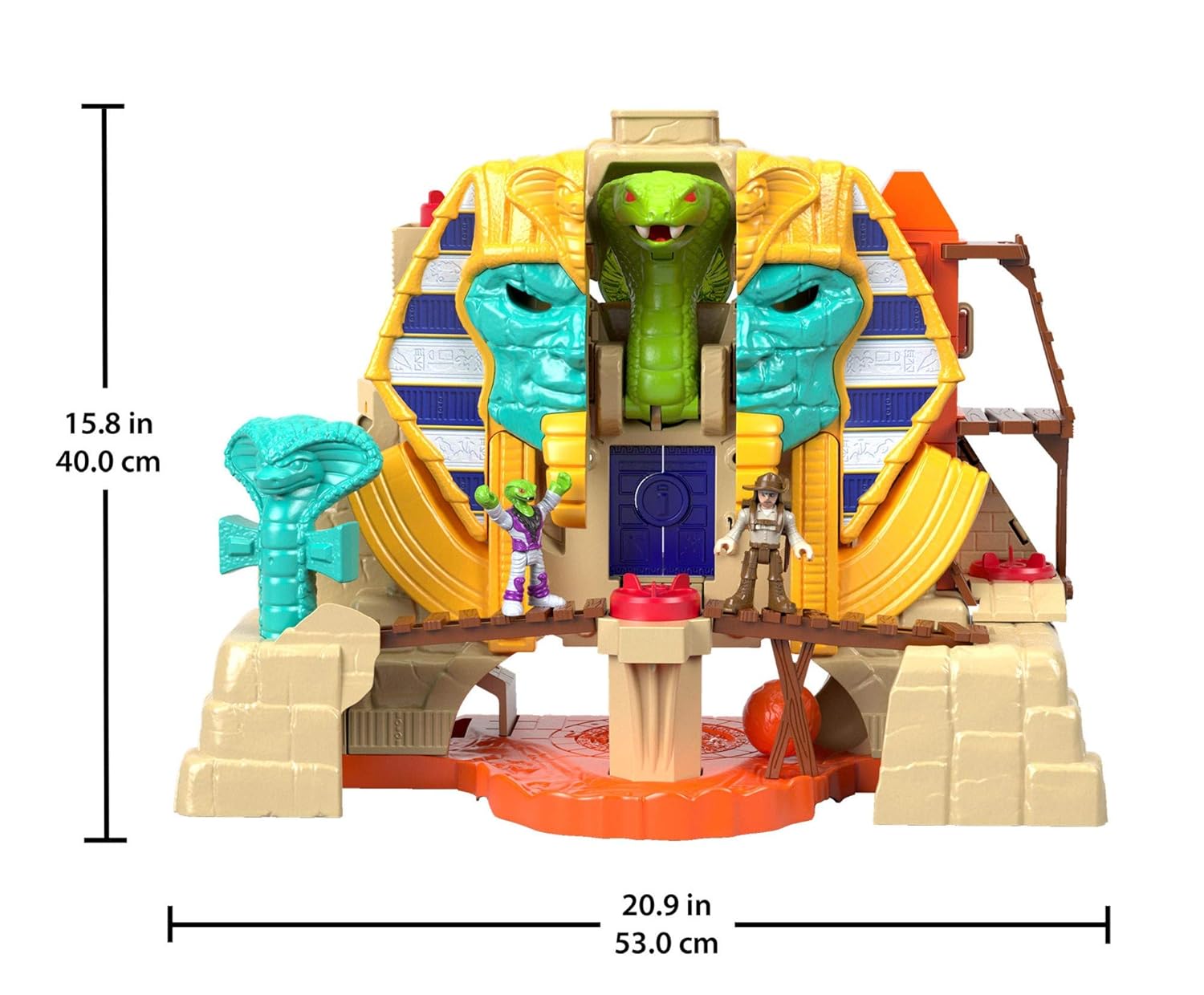 imaginext serpent strike pyramid