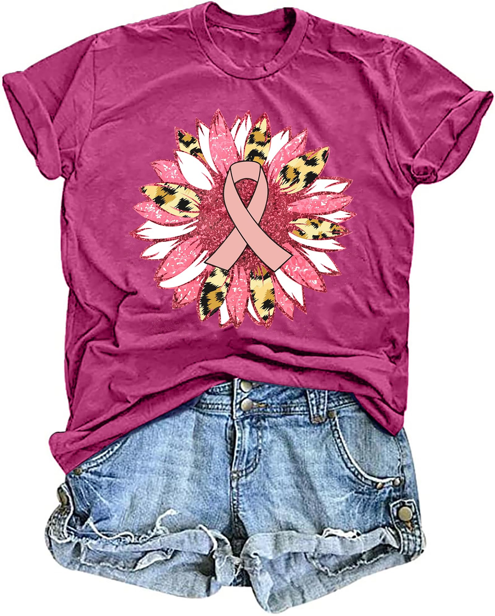 LAZYCHILD Womens Graphic Tees Sunflower Shirts Vintage Flower Graphic