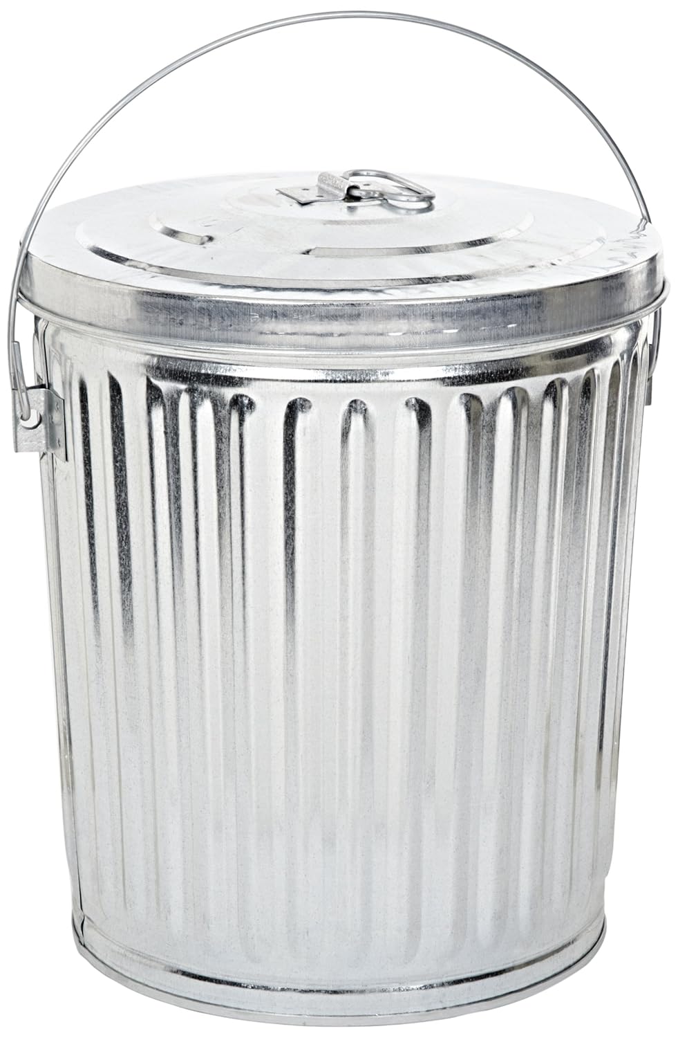 Galvanized Steel 10Gallon Light Duty Trash Garbage Can Bin eBay