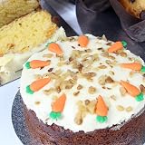 Baked with Love Carrot Sugar Decorations 12 pcs Orange Edible Royal Icing view 2