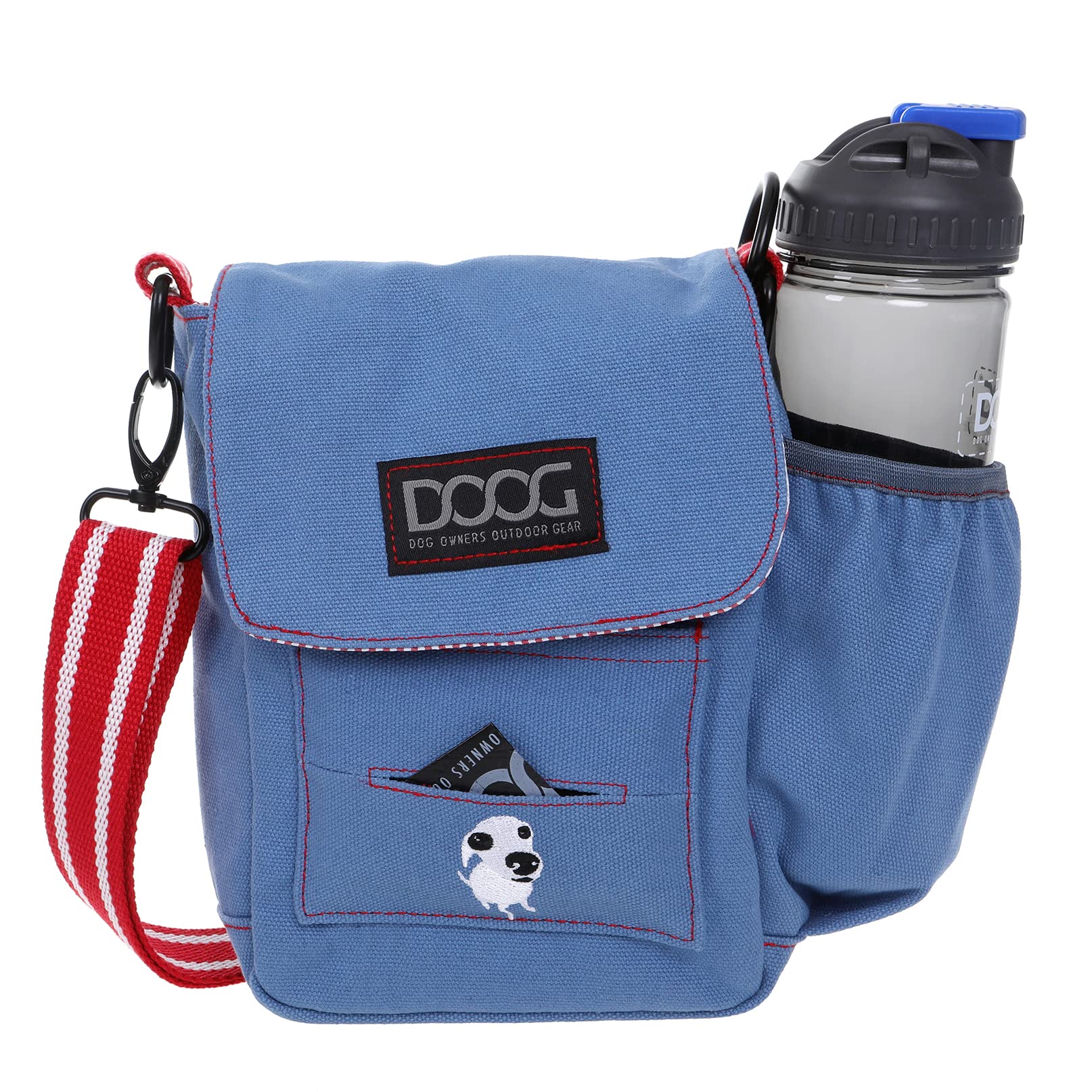 DOOG Shoulder Bag Dog Walking Accessory Treat Bag Blue