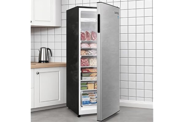 Garvee 7 cu ft Upright Freezer Metal Stand-Up for Home Garage