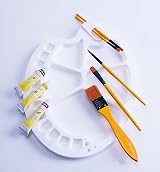 EXERZ JH024 Artist Paint Brush Set 10pcs Synthetic Hair with Travel Case view 9