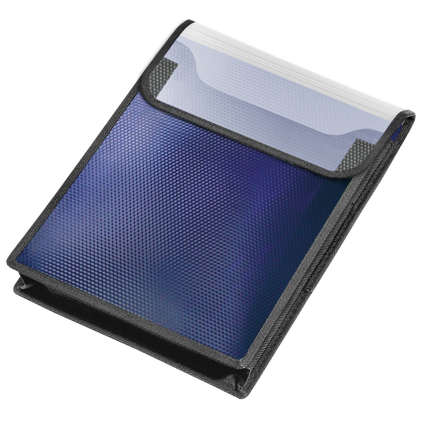 VELOFLEX VELOBAG 1442452 Collection Box File Folder DIN A4 Polypropylene Film 40 mm Filling Height Blue Pack of 1