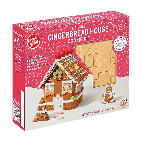 E-Z BUILD™ GINGERBREAD HOUSE COOKIE KIT