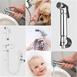 Xcel Home Handheld Douche Sprayer Shattaf Bidet Shower Head Chrome 1.5m Hose view 5