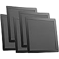 140mm 5.5inch Fan Dust Filter Mesh Magnetic Frame PVC Computer PC Case Fan Dust Proof Filter Cover Grills Black 5-Pack