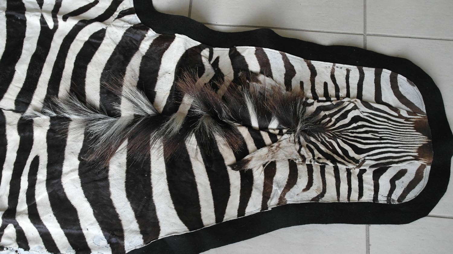 Authentic Zebra Skin Rug / Hide Amazon.co.uk Kitchen & Home