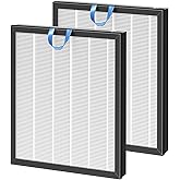 Vital 200S Replacement Filter Compatible with LEVOIT Vital 200S and Vital 200S-P Air Purifi-ers, 3-IN-1 HEPA Air Filter and Activated Carbon Filter, for Vital 200S-RF, LRF-V201-WUS, White (2 Pack)