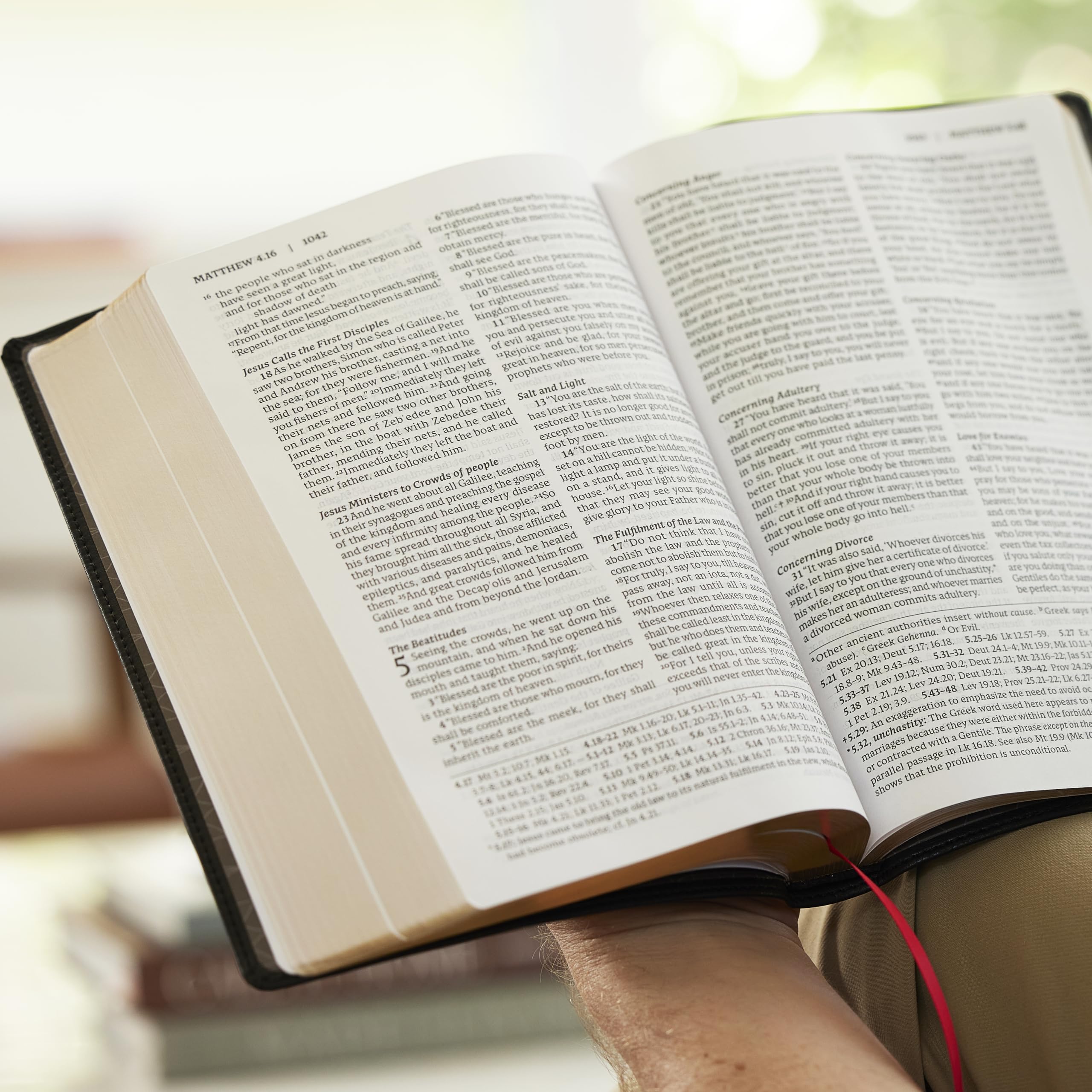 RSV2CE, Thinline Large Print Catholic Bible, Brown Leathersoft, Comfort Print
