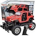 RC Truck Jeep Rubicon, 1:16 Scale Remote Control Car with Rechargeable Battery, Electric Charger, and Handset for Off-Road, High Speed, Fast Hobby Action for Kids and Adults, 2.4Ghz, Ages 6+