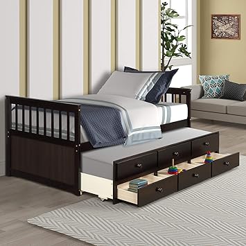 kids bed and storage