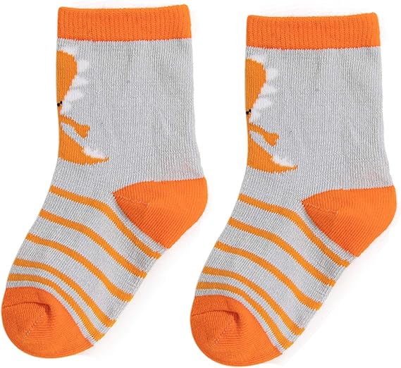 Amazon Co Jp Sipusensama ベビー靴下 キッズ ソックス 恐竜 オシャレ 幼児 コットン 快適 コーマ綿 滑り止め防止 通気性と吸汗性 弾力性 通気性 女の子 男の子 男女共用 0 8歳用 S 0 3歳 L 3 8歳 服 ファッション小物