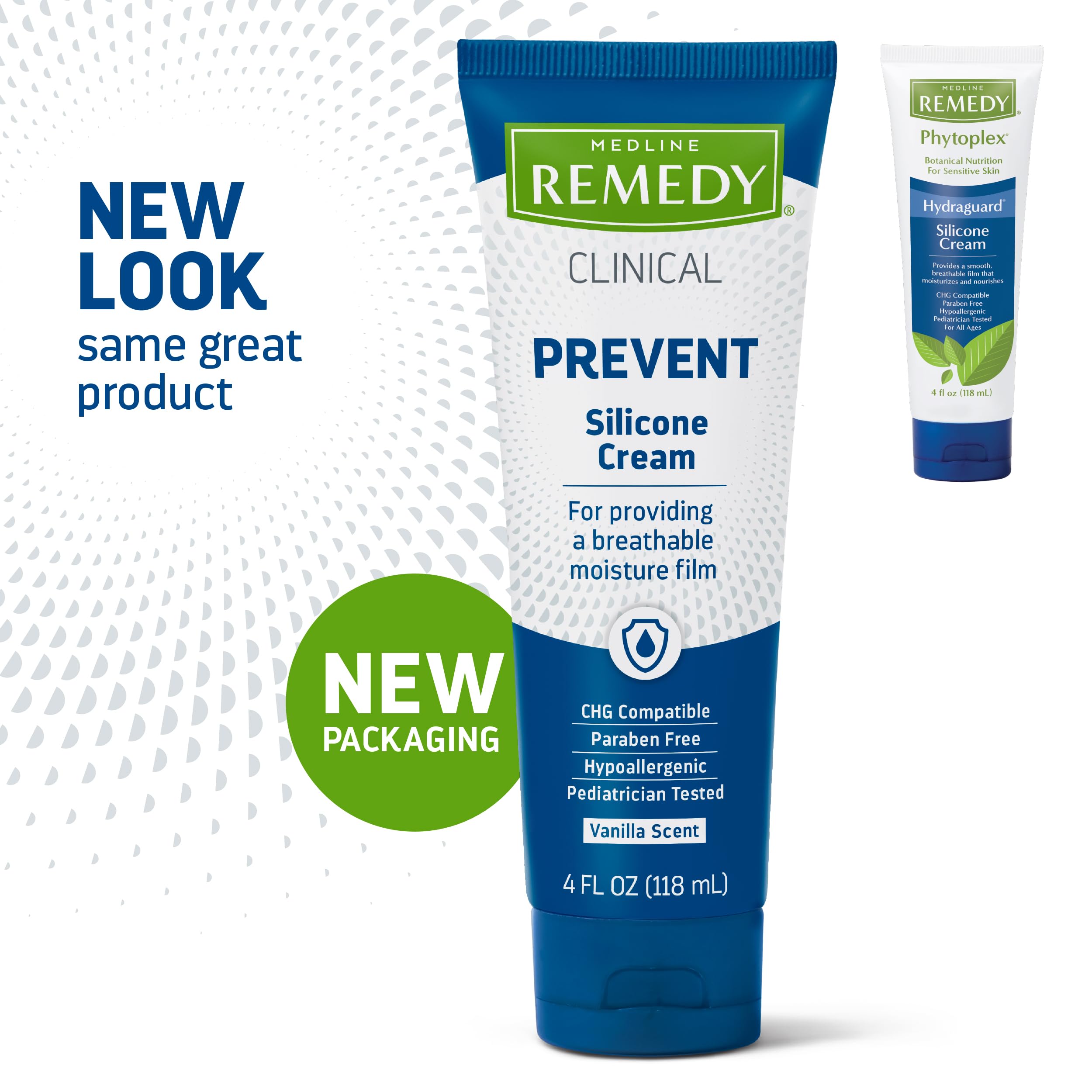 Medline Remedy Clinical Silicone Cream, Vanilla Scented, 4 oz.