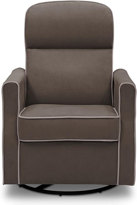delta children clair glider swivel rocker chair