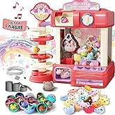 ROHSCE Claw Machine for Kids, Mini Vending Machine Toys for Girls, Arcade Game Toy for Ages 8-13, Electronic Claw Game Machine for Party with Lights Sound, Birthday Gifts for Ages 4+