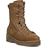 Belleville Hot Weather Steel Toe Flight Boots - Durable & Tactical Gear - Breathable & Military Gear - Traction & Duty Boots - Full-Grain Cattlehide Leather - Lace-Up Closure
